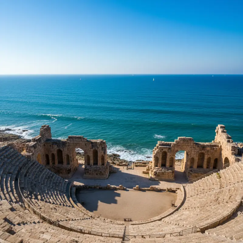 Caesarea Maritima Biblia Atos — Israel Descomplicado