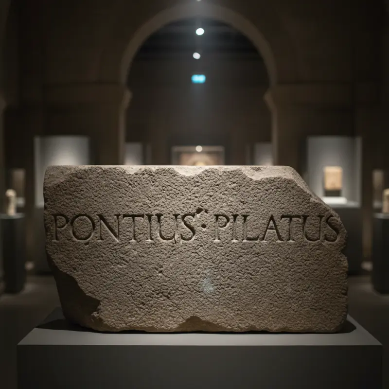 Inscricao Pilatos Descoberta Arqueologica — Israel Descomplicado