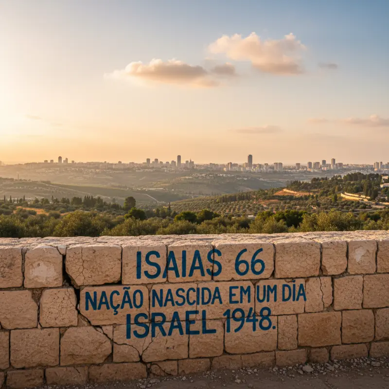 Isaias 66 Nacao Nascida Em Um Dia Israel 1948 — Israel Descomplicado