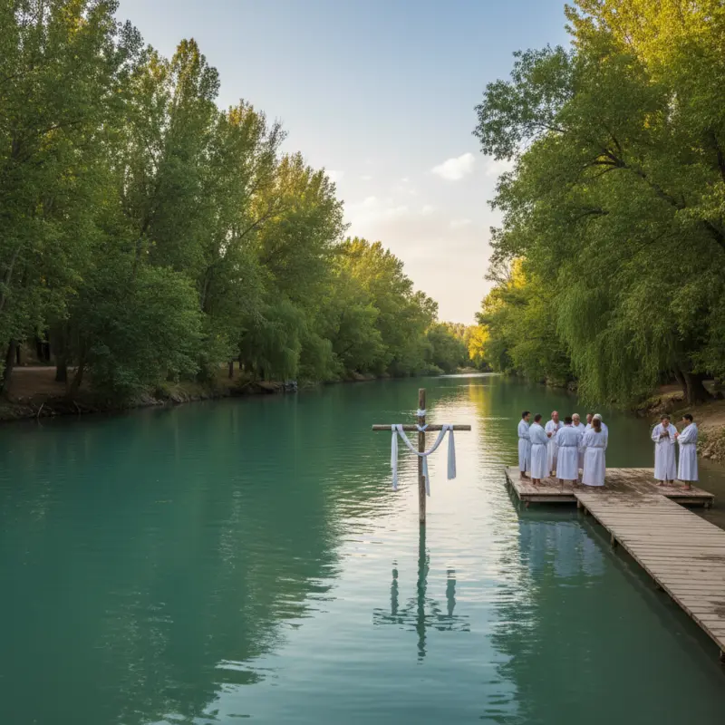 Rio Jordao Batismo De Jesus Local — Israel Descomplicado
