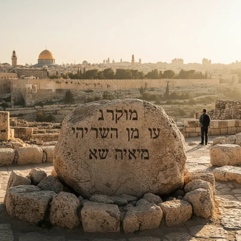 Zacarias 12 Jerusalem Pedra Pesada — Israel Descomplicado